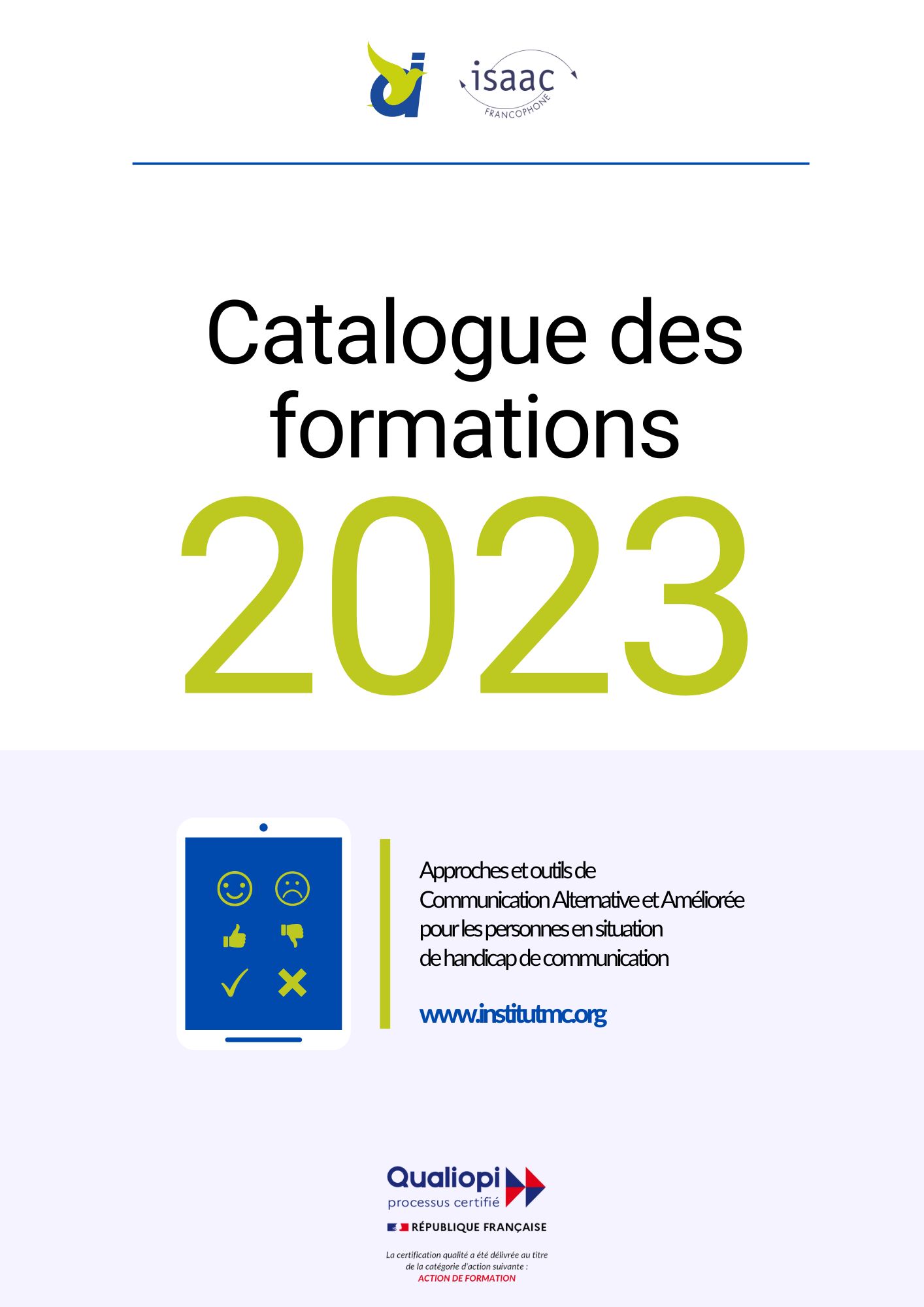 ISAAC 2023 couverture