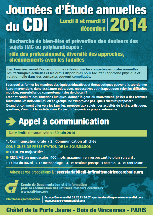 Annonce et appel a communication JE CDI 2014b