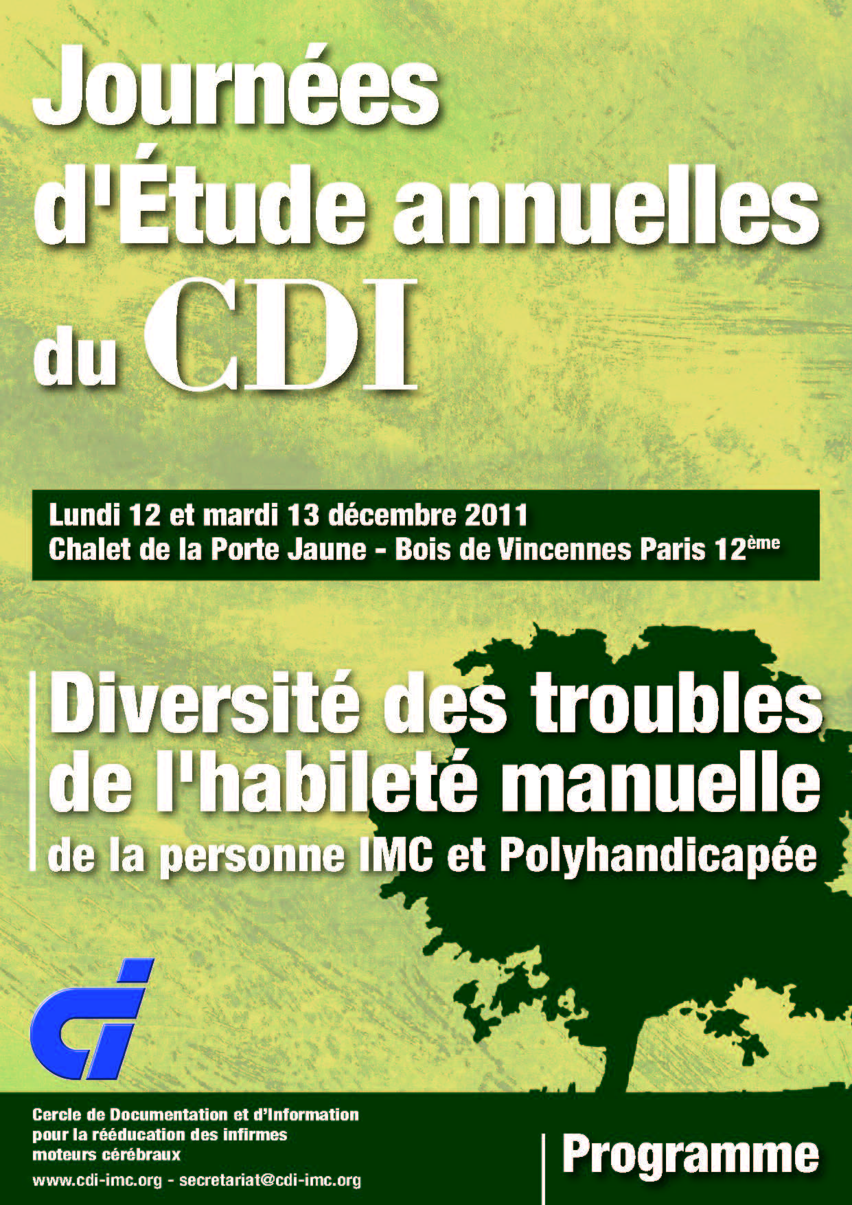 Programme JE CDI 2011 au 23 novembre Page 1