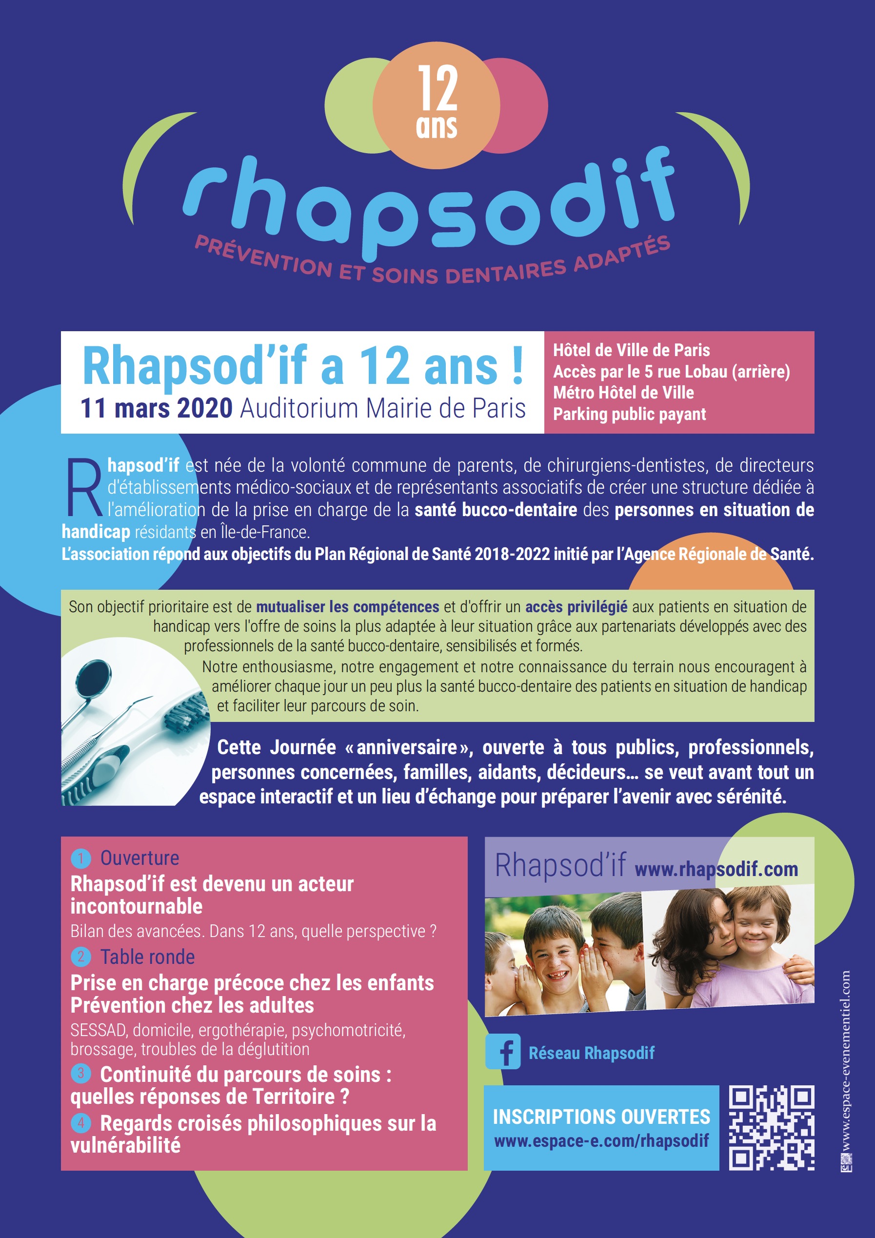 AFFICHE 12 ans RHAPSODIF 2020