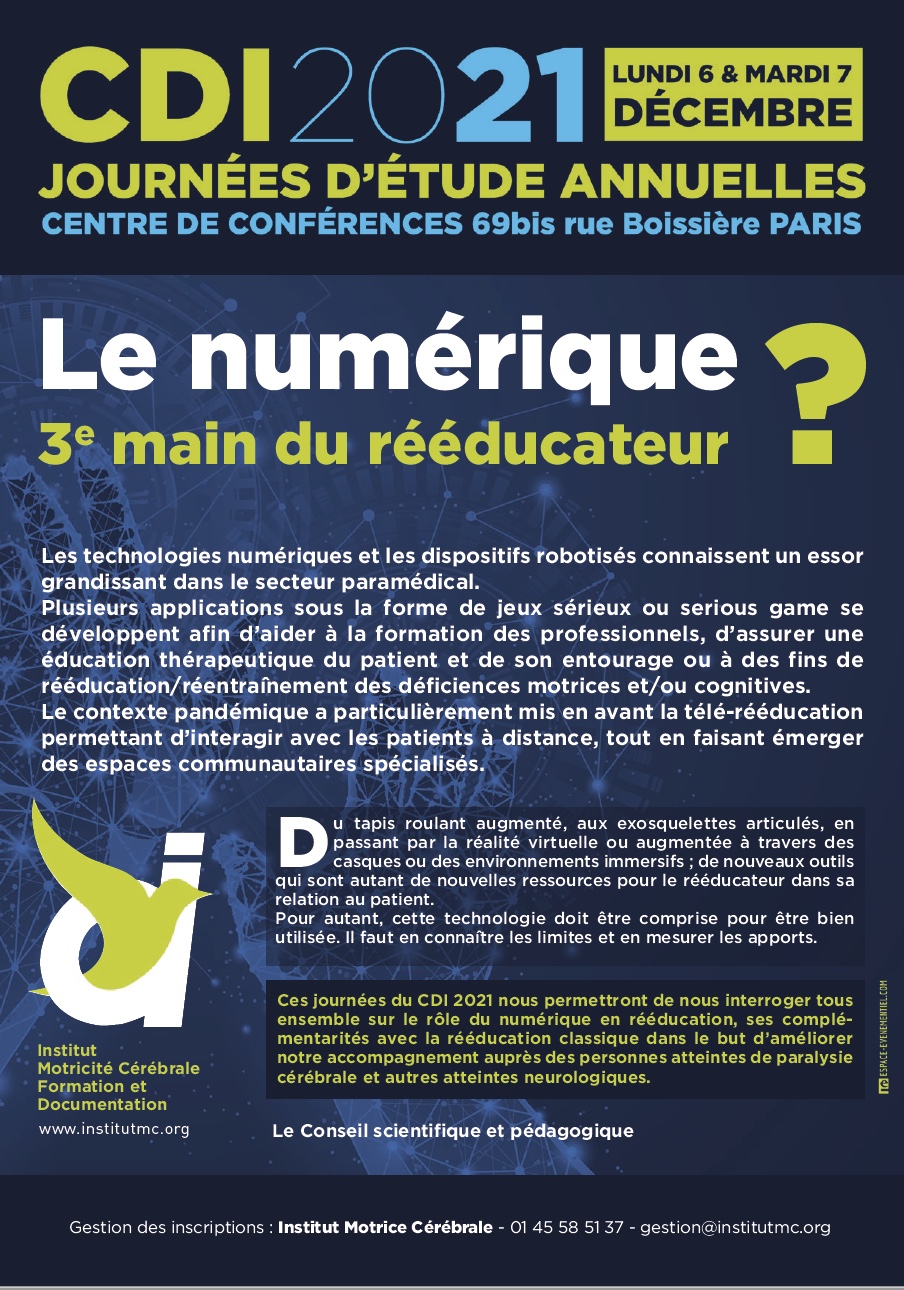 Annonce JE CDI IMC 2021 3e main du reeducateur 17mai21